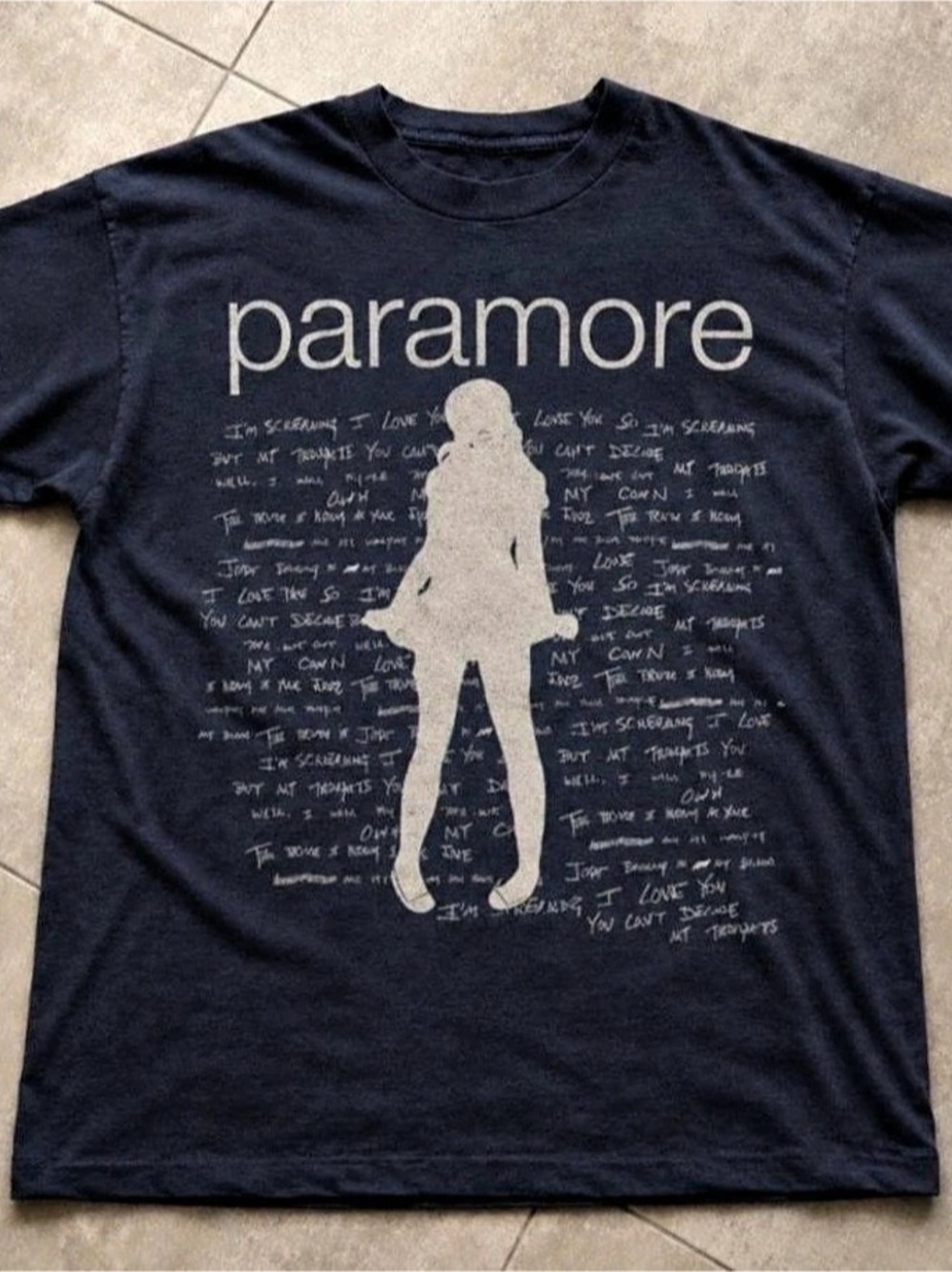 Paramore Graphic Short Sleeve Tee in Blue